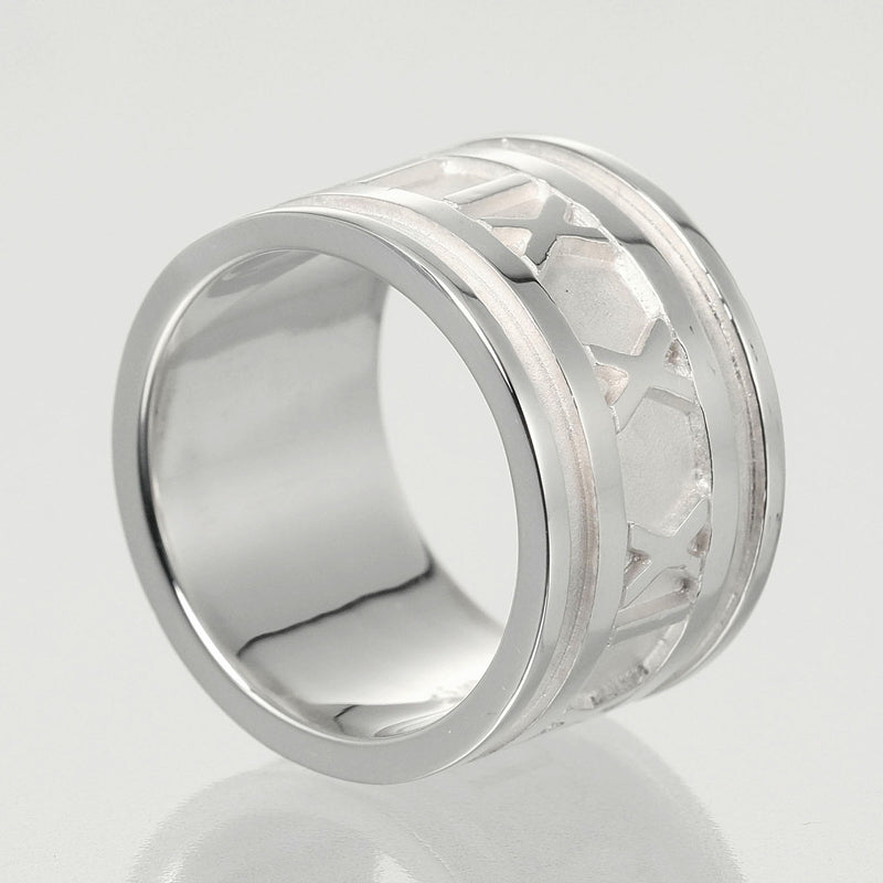 TIFFANY & CO.] Tiffany Atlas Wide No. 9.5 Ring / Ring Silver 925
