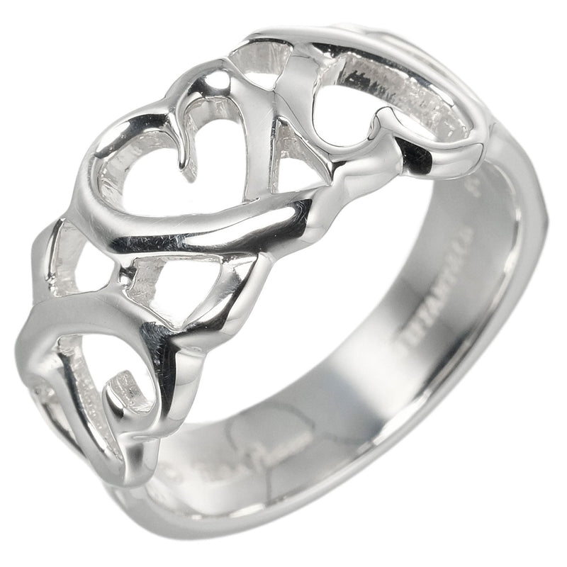 【人気】Tiffany ラビングハート　リング　シルバー925 トリプル　指輪
