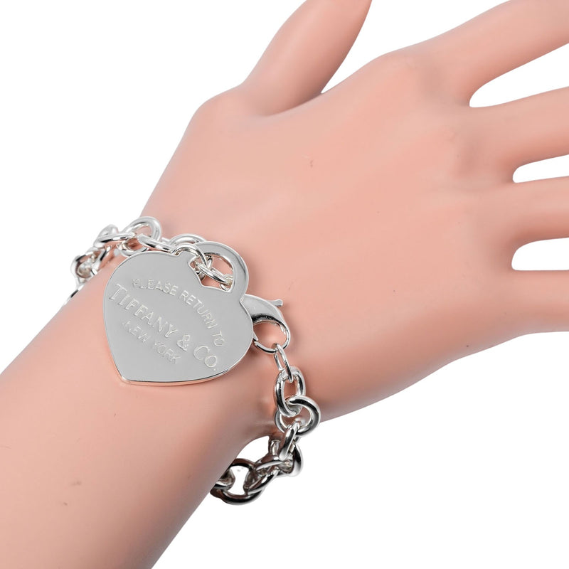 TIFFANY & CO.] Tiffany Rettoned Heart Tag Bracelet Large size
