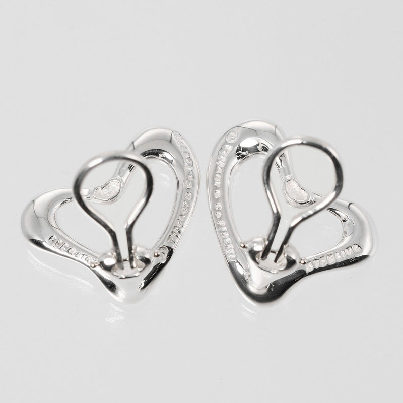 Elsa Peretti® Open Heart hoop earrings in sterling silver. More sizes  available. | Tiffany & Co.