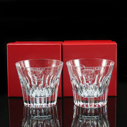 【Baccarat】バカラ
 クリスタ(CRYSTA) 食器
 2022年タンブラー×2 広島カープ刻印 クリスタル CRYSTA _Sランク