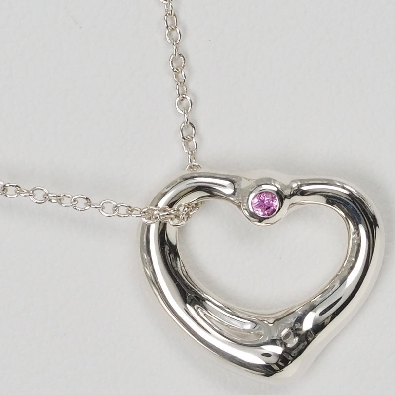 Return to Tiffany® Pink Heart Tag Charm in Silver, Small | Tiffany & Co.