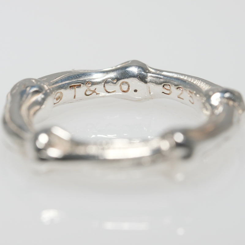 TIFFANY & CO.] Tiffany Bamboo Vintage Silver 925 Ladies Ring