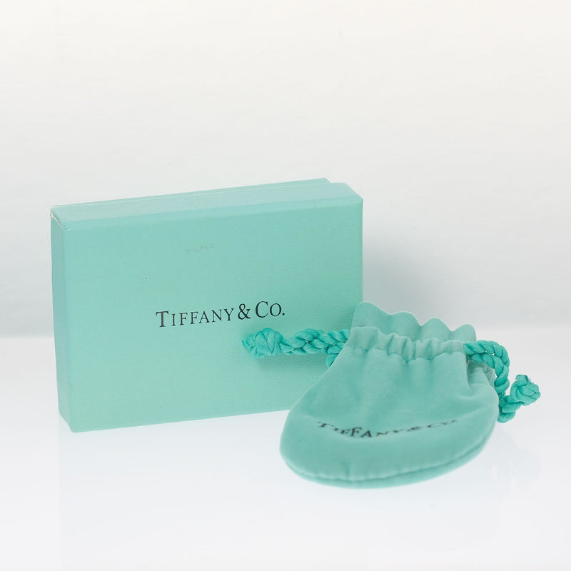 Tiffany＆Co。]蒂法尼堆叠带1P PT950白金X钻石9号女士戒指/戒指等级
