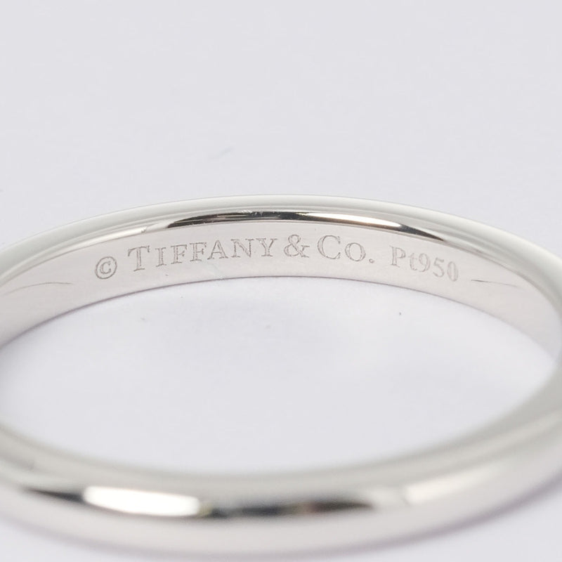 【TIFFANY&Co.】ティファニー クラシック バンド 3P Pt950プラチナ 7.5号 レディース リング・指輪