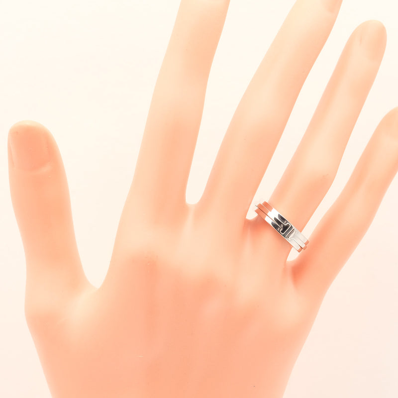 [TIFFANY & CO.] Tiffany T Narrow 4.5mm K18 White Gold No. 7 Ladies Ring / Ring A+Rank