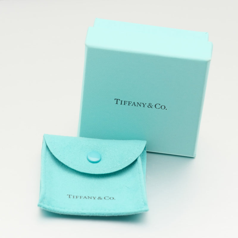 [Tiffany & Co.] Tiffany t 좁은 4.5mm K18 화이트 골드 No. 7 숙녀 링 / 링 A+순위