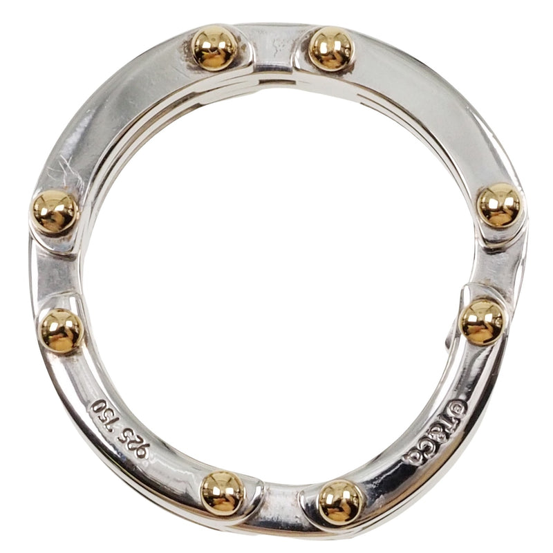 [TIFFANY & CO.] Tiffany Gate Vintage Silver 925 × K18 Gold No. 17 Ladies Ring / Ring A-Rank
