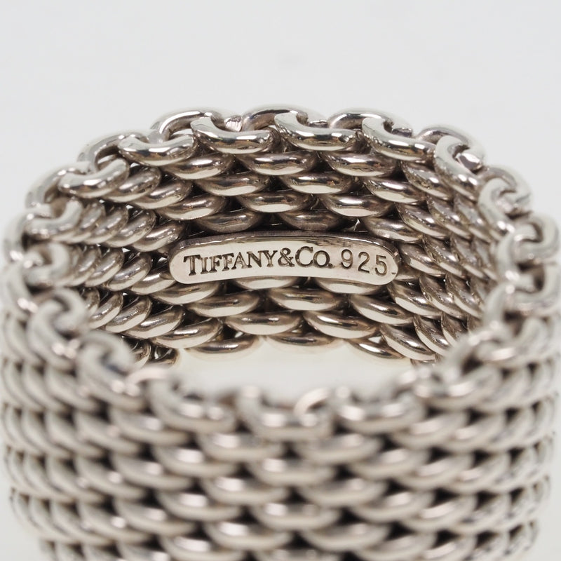【TIFFANY&Co.】ティファニー
 サマセット メッシュ ヴィンテージ シルバー925 9号 レディース リング・指輪
Aランク