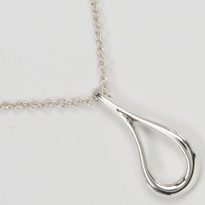 [TIFFANY & CO.] Tiffany Open Tea Drop Elsa Peletti Silver 925 Ladies Necklace A Rank