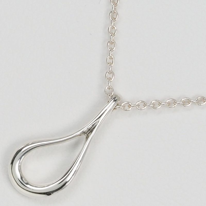 [Tiffany & Co.] Tiffany Open Tea Drop Elsa Peletti Silver 925 Ladies Necklace A Rank