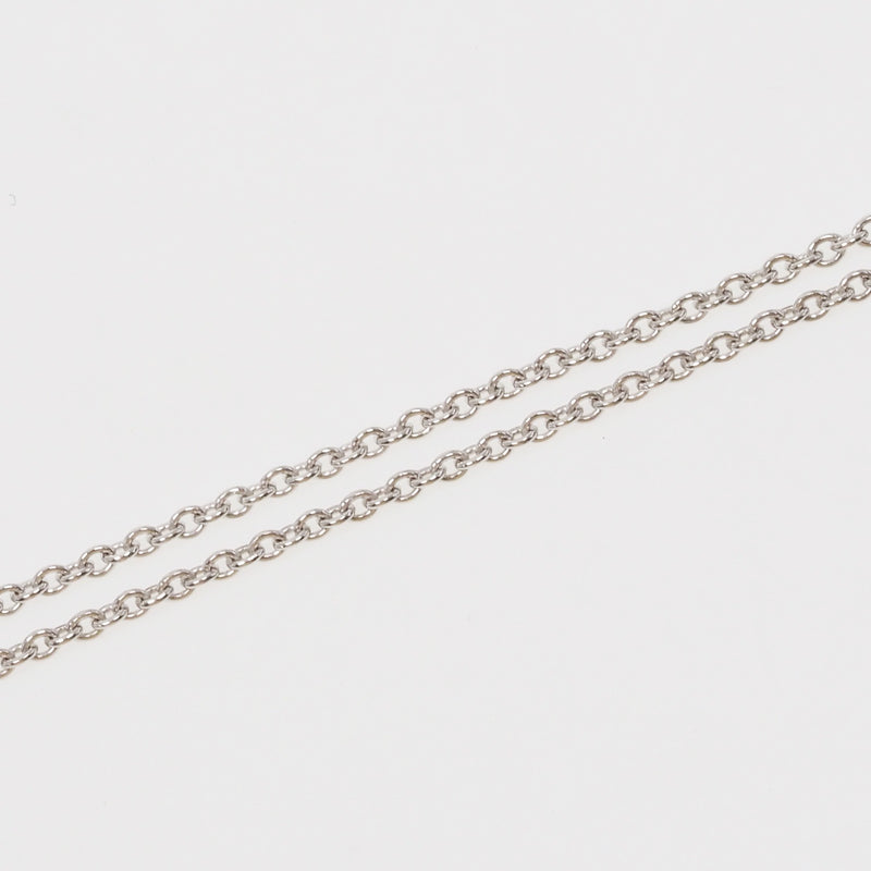 [TIFFANY & CO.] Tiffany Small Cross Elsa Peletti PT950 Platinum Ladies Necklace A Rank