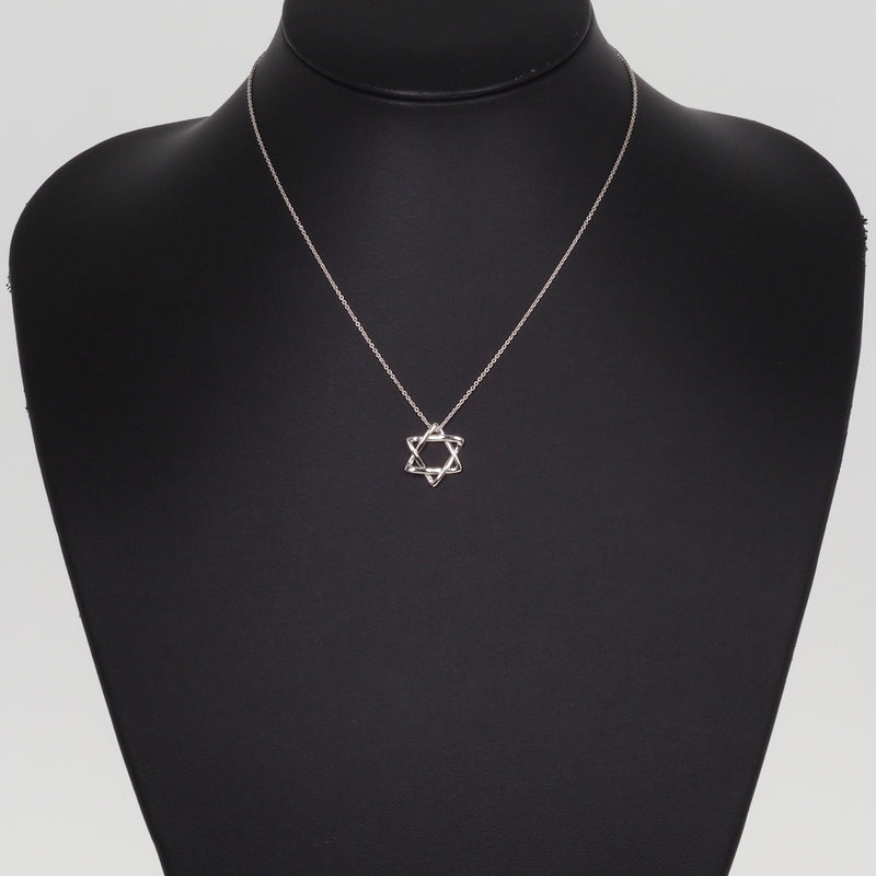 [Tiffany & Co.] David Silver 925 Ladies Necklace의 Tiffany Star a Rank