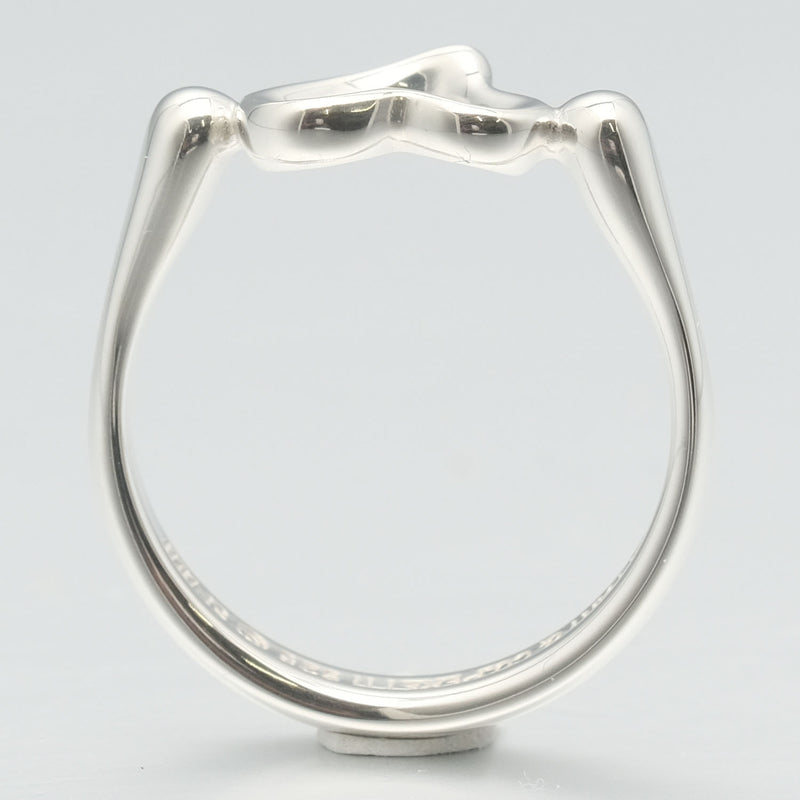 [Tiffany＆Co。] Tiffany开放心Elsa Peletti Silver 925 9.5女士戒指 /戒指