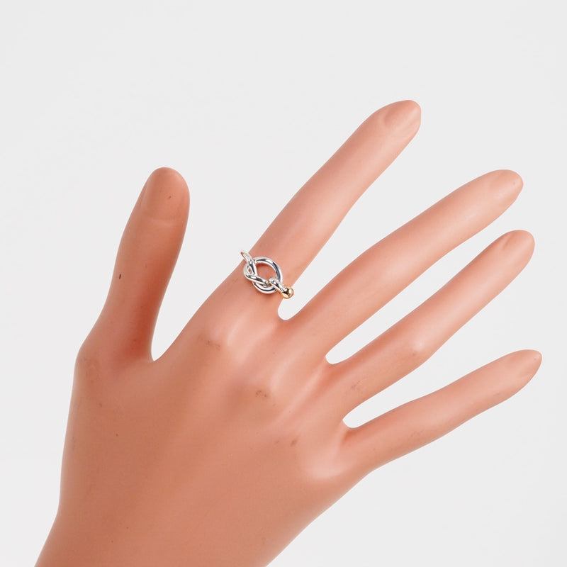 【TIFFANY&Co.】ティファニー
 ラブノット 10号 リング・指輪
 シルバー925×K18ゴールド Love knot レディース