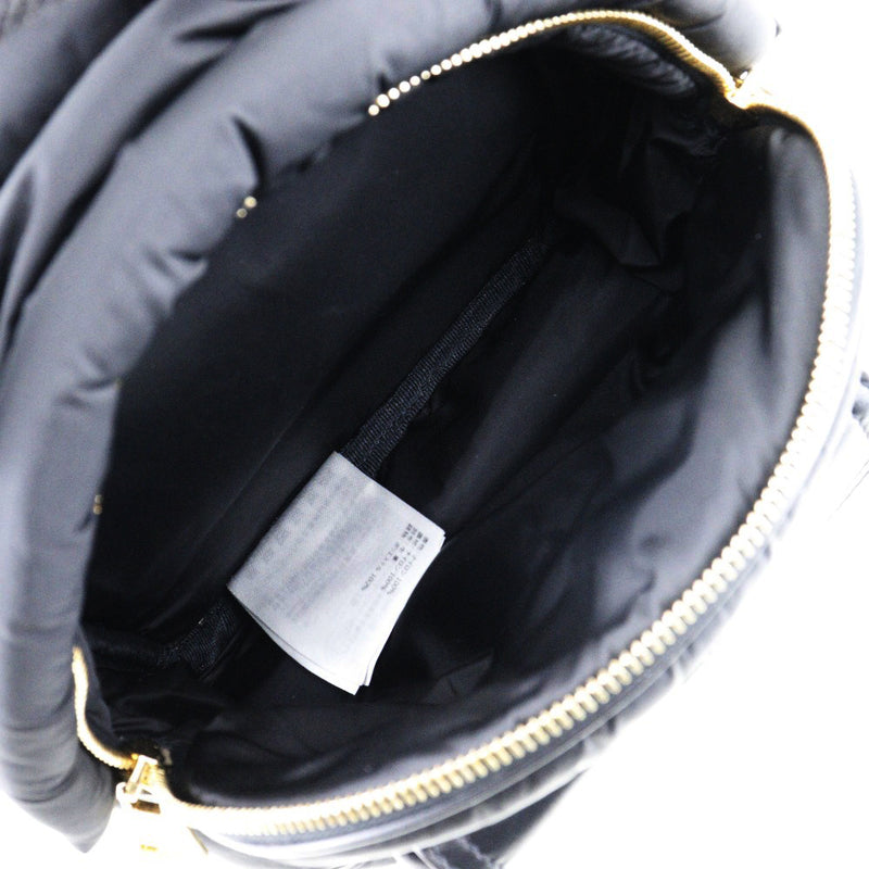 [Moncler] Moncler Mini Astro Backpack Backpack Daypack Nylon × 가죽 검은 손 패스트너 미니 아스트로 배낭 유니스렉스 랭크