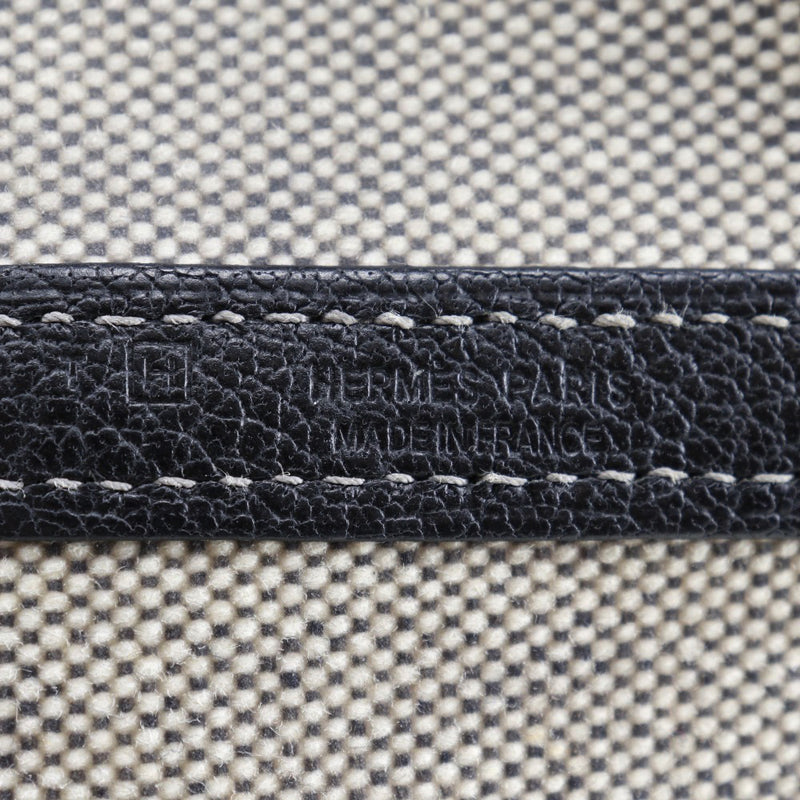 [HERMES] Hermes Garden Party 36 PM Tote Bag Towal Ash Black/Gray □ H -engraved shoulder handbag A4 Snap button GARDEN PARTY 36 PM Ladies A Rank