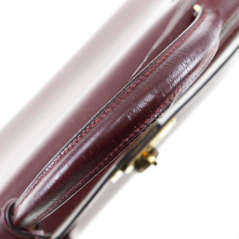 HERMES】エルメス ケリー32 外縫い ハンドバッグ ボックスカーフ HERMES】エルメス ケリー32 外縫い ハンドバッグ ボックスカーフ