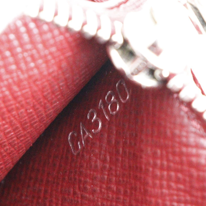 [Louis Vuitton] Louis Vuitton 
 Portofoille Sarah long wallet 
 M6374M Epiler Ruby Red CA3180 Stamp Snap button PorteFeiulle Sarah Ladies