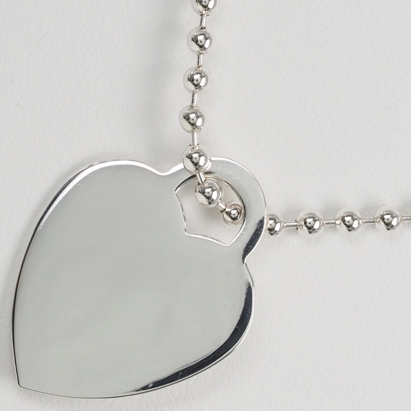 [TIFFANY & CO.] Tiffany Heart Tag Return Tou Silver 925 Ladies Necklace A Rank