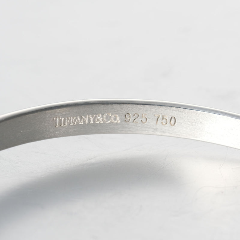 [TIFFANY & CO.] Tiffany Love Knot Silver 925 × K18 Gold Ladies Bracelet A Rank