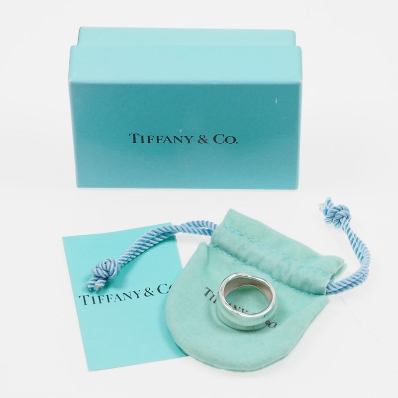 カラー【人気】Tiffany リーフ ハート リング ロゴ シルバー925 8号 小物