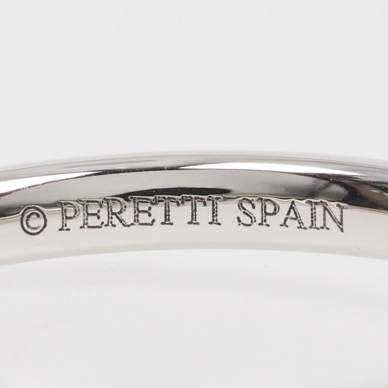 [TIFFANY & CO.] Tiffany Curved Band Elsa Peletti PT950 Platinum 12.5 Ladies Ring / Ring A Rank