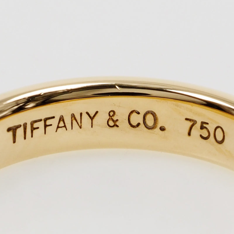 【TIFFANY&Co.】ティファニー
 バンドリング 1ライン 7号 リング・指輪
 ヴィンテージ K18イエローゴールド bundling 1 line レディースAランク