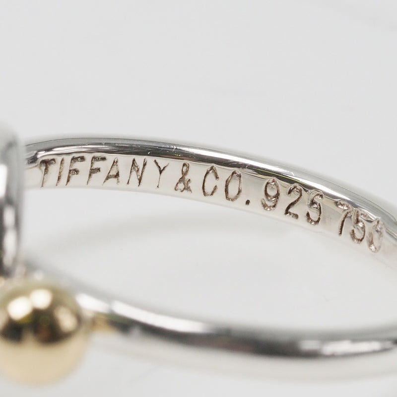 TIFFANY&Co.】ティファニー ラブノット K18ゴールド×シルバー925 8号 ...