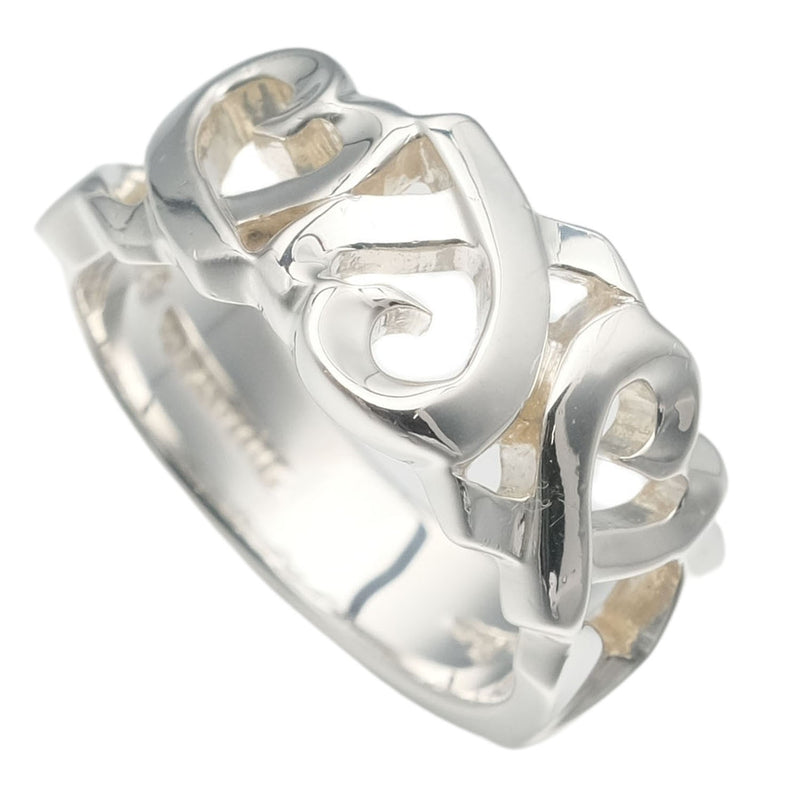 [TIFFANY & CO.] Tiffany Triple Rubbing Heart Silver 925 925 Ladies Ring / Ring