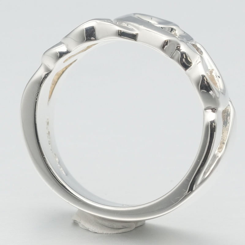 [TIFFANY & CO.] Tiffany Triple Rubbing Heart Silver 925 925 Ladies Ring / Ring