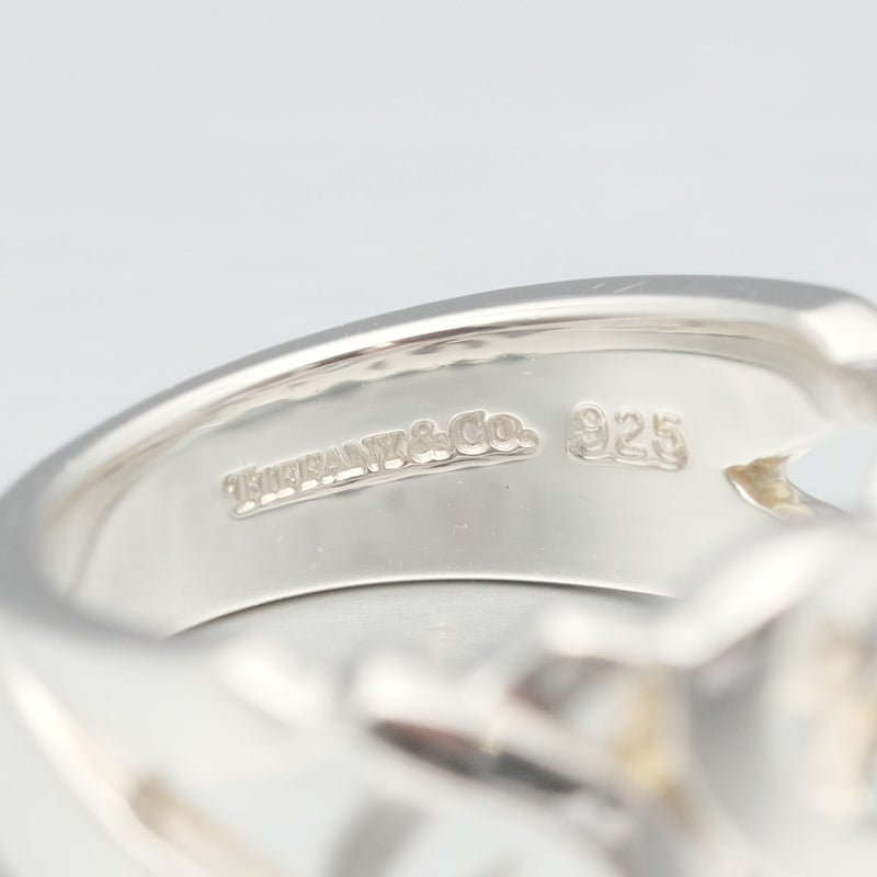 [Tiffany & Co.] Tiffany Triple Rubbing Heart Silver 925 925 Ladies Ring / Ring