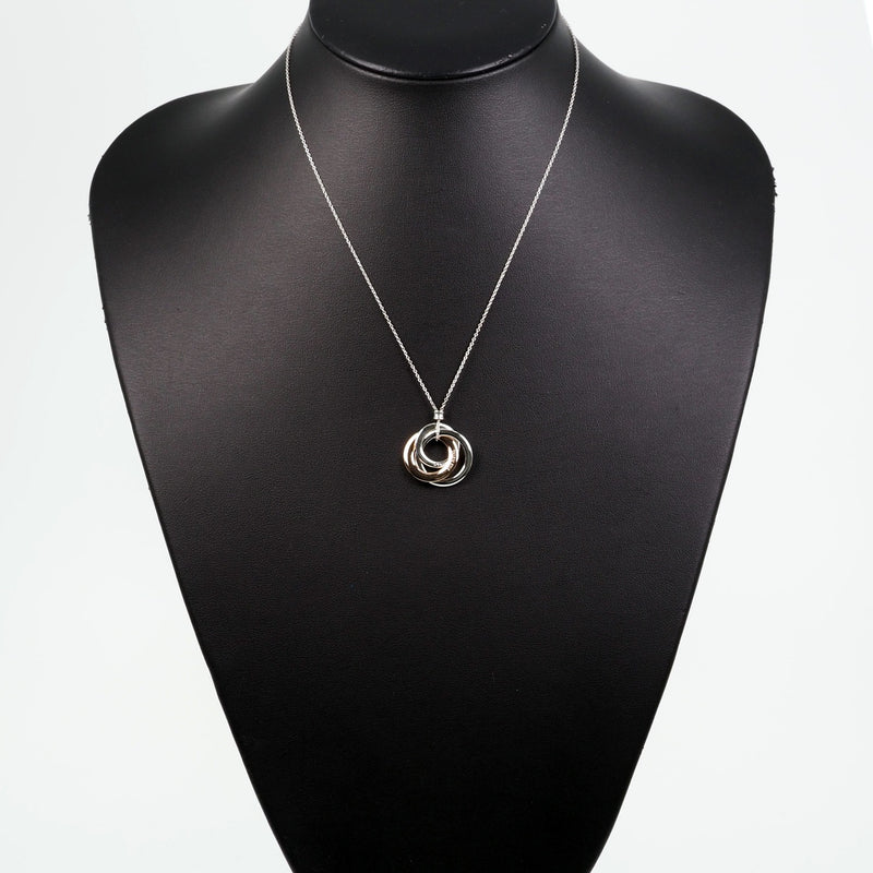 Tiffany 1837 hot sale interlocking necklace