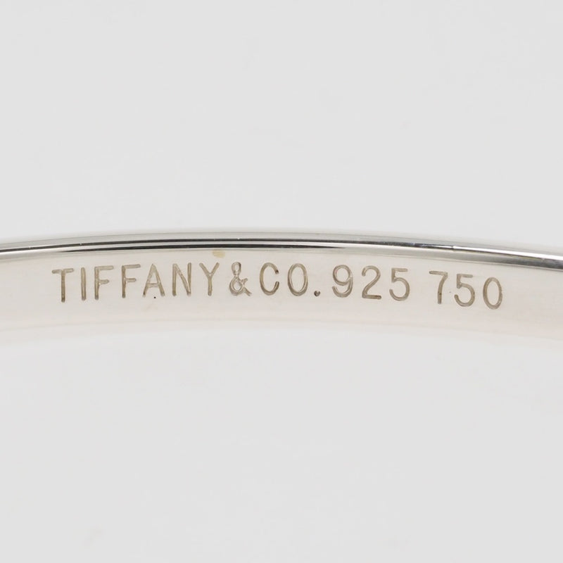 [TIFFANY & CO.] Tiffany Love Knot Silver 925 × K18 Gold Ladies Bangle A Rank