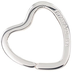 [TIFFANY & CO.] Tiffany Heart Silver 925_ Keychain A Rank