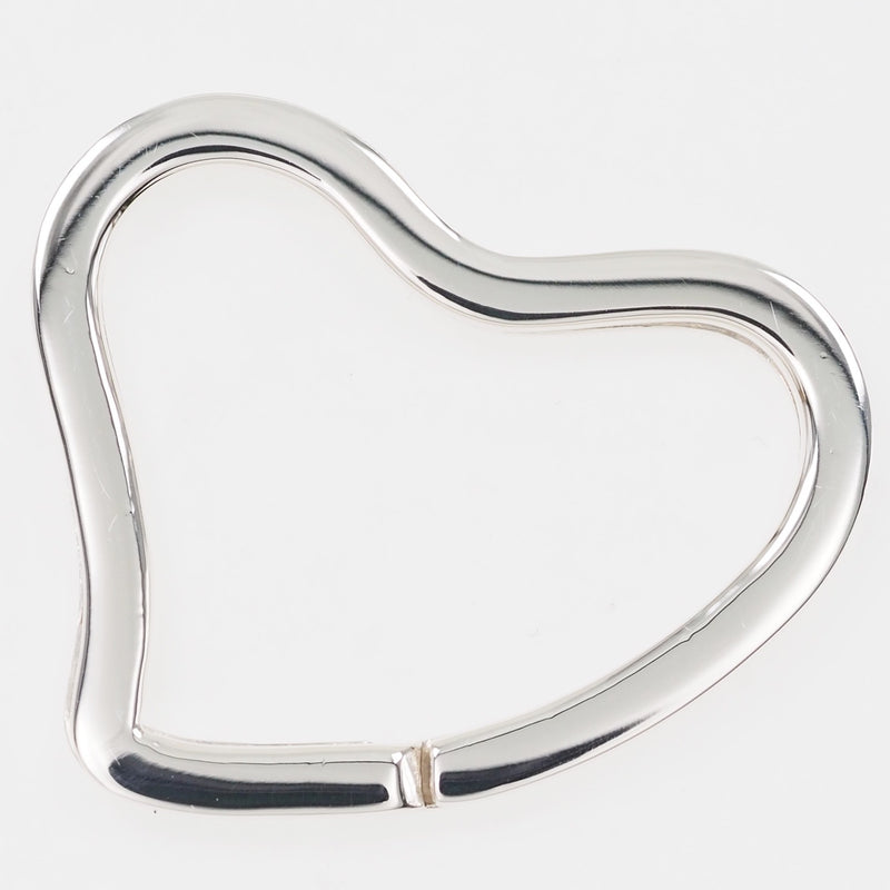 [Tiffany & Co.] Tiffany Open Heart Elsa Peletti Silver 925_ keychain a rank