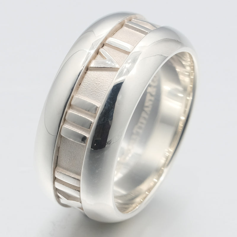 [TIFFANY & CO.] Tiffany Atlas Silver 925 Ladies Ring / Ring A Rank