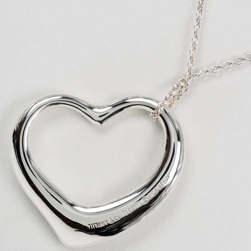 [Tiffany & Co.] Tiffany Open Heart Long Long Chain Silver 925 Ladies Necklace A Rank