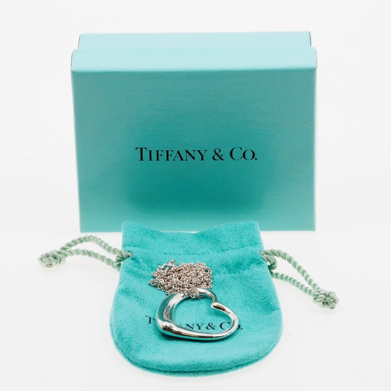 [Tiffany＆Co。] Tiffany开放心长长链银925女士项链