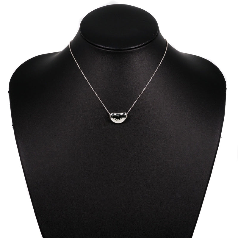 [Tiffany & Co.] Tiffany Bean Silver 925 Ladies Necklace A-Rank