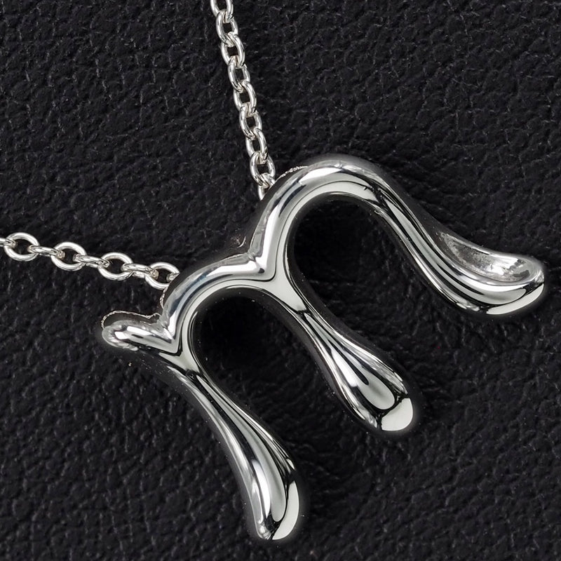 [TIFFANY & CO.] Tiffany Initial M Silver 925 Ladies Necklace A Rank