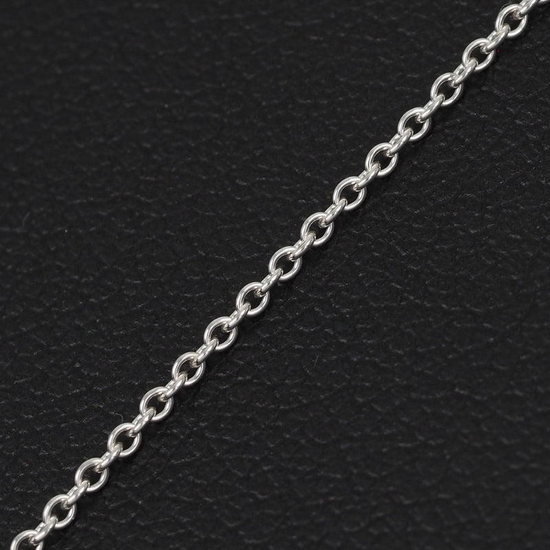 [TIFFANY & CO.] Tiffany Rubbing Heart Silver 925 Ladies Necklace A Rank