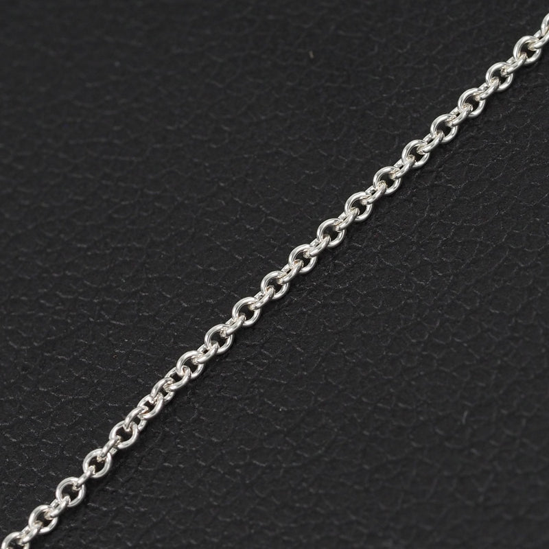 [TIFFANY & CO.] Tiffany Rubbing Heart Silver 925 Ladies Necklace A Rank