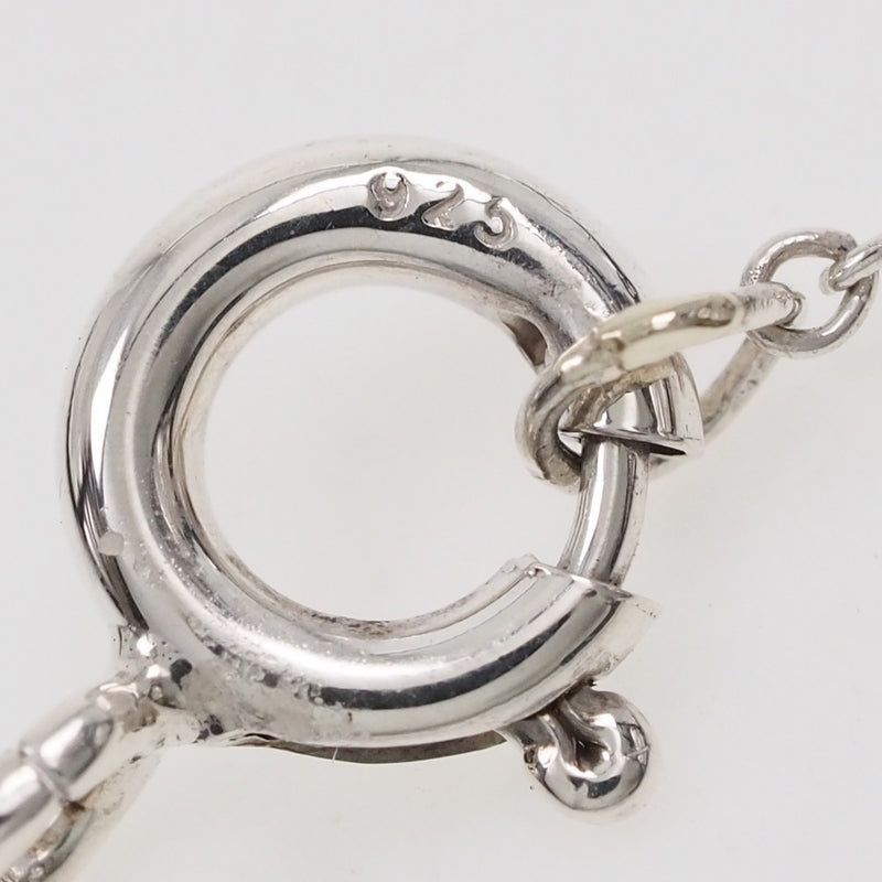 [Tiffany & Co.] Tiffany 문지름 하트 Choin Tag Silver 925 Ladies Necklace