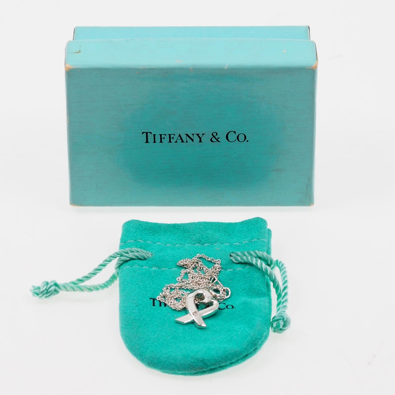 【TIFFANY&Co.】ティファニー
 ラビングハート 1P シルバー925×ダイヤモンド レディース ネックレス
Aランク