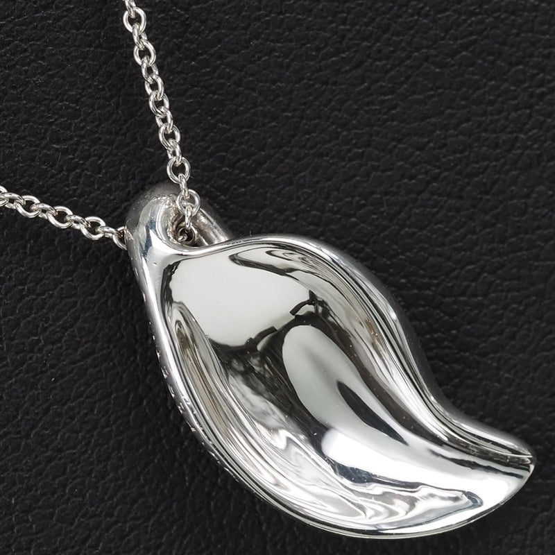 [TIFFANY & CO.] Tiffany Leaf Silver 925 Ladies Necklace A Rank