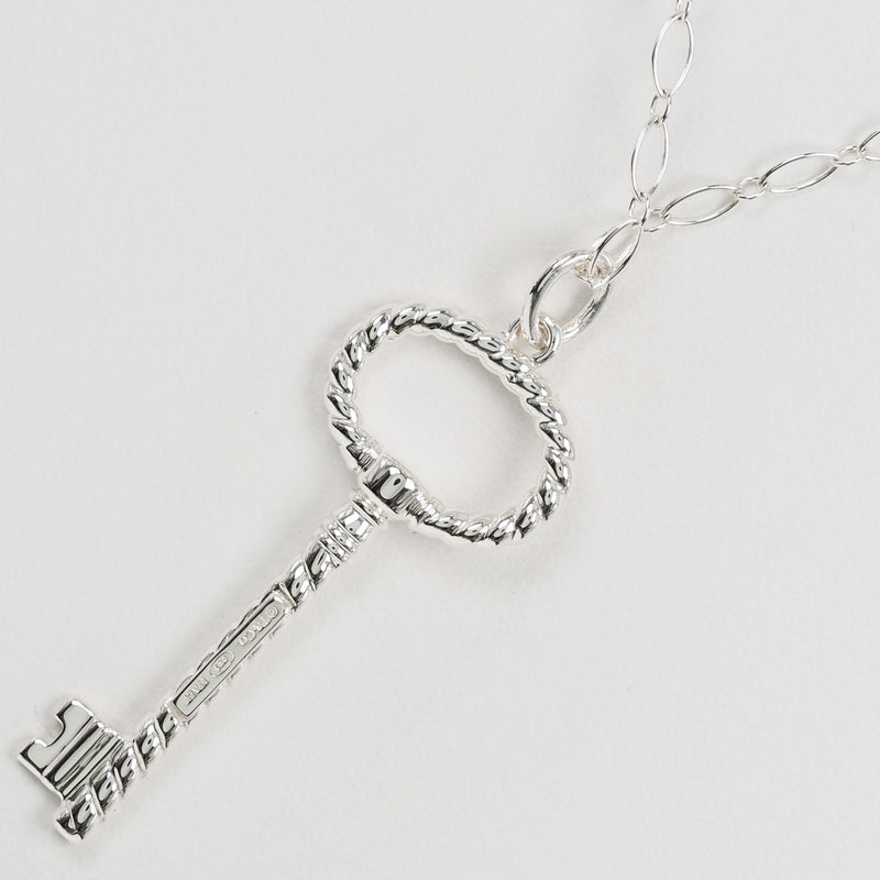 [Tiffany＆Co。] Tiffany Oval Key Silver 925女士项链
