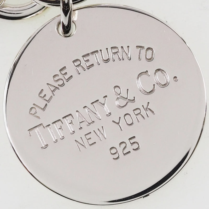 [Tiffany & Co.] Tiffany Round Tag Return Tou Silver 925 Ladies Bracelet A Rank