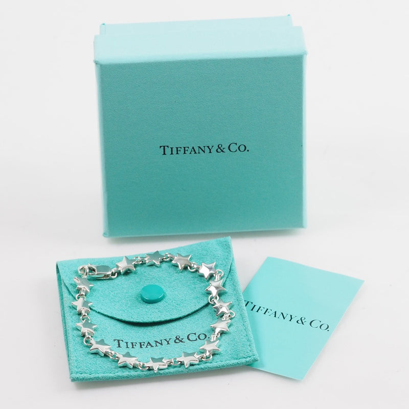 [Tiffany＆Co。] Tiffany Puff Star Vintage Silver 925女士手链A等级