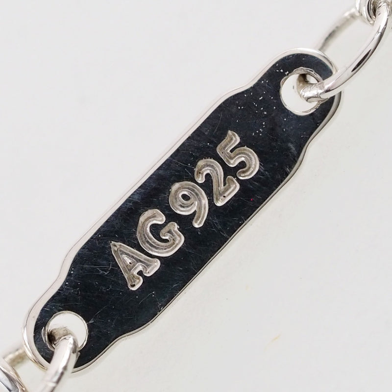 [TIFFANY & CO.] Tiffany 1837 Circle Silver 925 × Lved Metal Ladies Bracelet A Rank